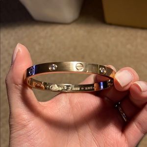 Cartier Rose Gold Love Bracelet Size 16